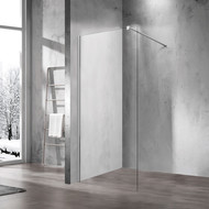 Душевая перегородка Vincea Walk-In 90 см VSW-1H900CL (стекло 8 мм) с кронштейном в комплекте, хром/прозрачное фото 