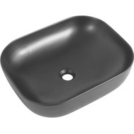 Раковина-чаша BelBagno 50 см BB1302-H301, чёрная матовый фото 