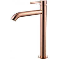 Смеситель для раковины высокий Abber Wasser Kreis AF8111RG, розовое золото, Цвет производителя: золото фото 