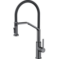 Смеситель для кухни Omoikiri Makkari 2 Plus-SB GM-BL 4994497, вороненая сталь фото 