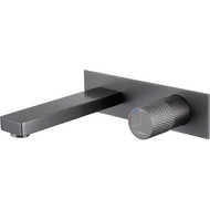 Смеситель для раковины настенный Abber Rund AF8712NG (со скрытой частью) никель, Цвет производителя: никель фото 