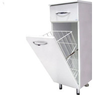 Комод напольный Onika Каприз 30 см 403003 с бельевой корзиной фото 