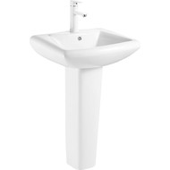 Раковина с пьедесталом Azario Elana 48 см AZ-334P фото 