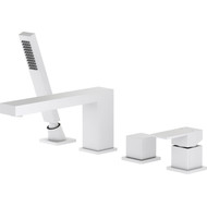 Смеситель для ванны Timo Selene 2130/16Y, белый матовый фото 