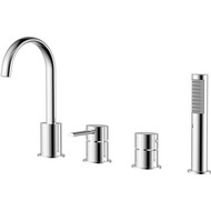 Смеситель для ванны Azario Delicate AZ-QA28173C-1381AC, Цвет производителя: хром фото 