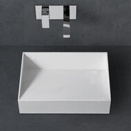 Раковина-чаша Abber Stein 60 см AS2623, белый матовый фото 