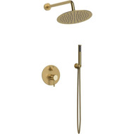 Душевая система для душа Vincea Desire VSFW-1D1BG, брашированное золото фото 