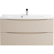 Тумба подвесная с раковиной BelBagno MARINO-800-2C-SO-CO-P 80 см, Crema Opaco (раковина BB800/450-LV-MR-PR) фото 