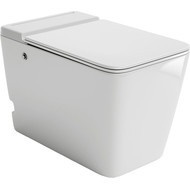 Унитаз приставной безободковый импульсный Grossman Impuls GR-PR-5501 с крышкой микролифт фото 