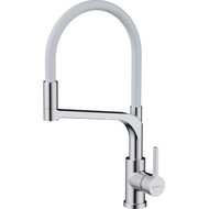 Смеситель для кухни Omoikiri Sinto 2 Plus BN-WH 4994468, нержавеющая сталь/белый фото 