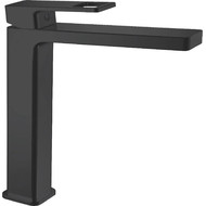 Смеситель для раковины высокий Haiba HB11615-7, чёрный матовый фото 