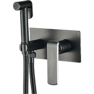 Набор для гигиенического душа Haiba HB55548-7, чёрный матовый фото 