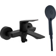 Смеситель для ванны Haiba HB60816-7, чёрный матовый фото 