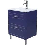 Тумба напольная с раковиной Iddis Oxford 60 см OXF60N0i95K, синий фото 