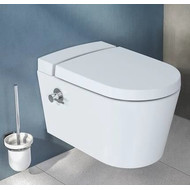 Унитаз-биде подвесной безободковый Vitra Nest 5176B003-6233 фото 