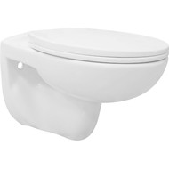 Унитаз подвесной безободковый Loranto Fredo CS-WH8005 с крышкой микролифт фото 