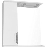 Зеркало-шкаф Стиль Соло 60 см L, белый фото 