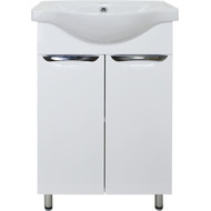 Тумба напольная с раковиной Стиль 50 см, белый фото 