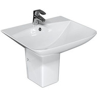 Раковина с полупьедесталом Mirsant Smart 56 см фото 