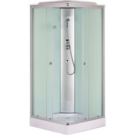 Душевая кабина Loranto CS-6491F(CS-8072) 90х90 см, хром/матовое фото 