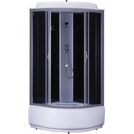 Душевая кабина Loranto CS-6680G 80х80 см, хром/тонированное фото 