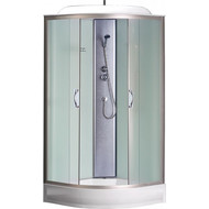 Душевая кабина Loranto CS-6681F 80х80 см, хром/матовое фото 