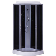 Душевая кабина Loranto CS-6691 G 90х90 см, хром/тонированное фото 