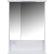 Зеркало-шкаф Стиль Арфа 60 см, белый фото 