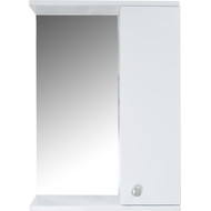 Зеркало-шкаф Стиль Моника 50 см R, без светильника, белый фото 