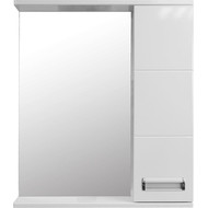 Зеркало-шкаф Стиль Дина 60 см R, белый фото 