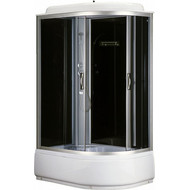 Душевая кабина Loranto CS-66120L G 120х80 см, хром/прозрачное фото 