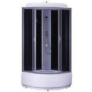 Душевая кабина Loranto CS-6680G 80х80 см, хром/тонированное фото 