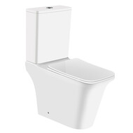 Унитаз-компакт безободковый Azario Avero AZ-3121 с крышкой микролифт фото 