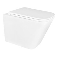 Унитаз подвесной безободковый Azario Teramo 0052 с крышкой микролифт, Цвет производителя: белый фото 