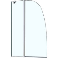 Шторка для ванны Azario AZ-142 100х140 см, хром/прозрачное фото 
