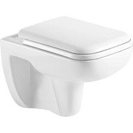 Унитаз подвесной безободковый Azario Pavia 2005 с крышкой микролифт фото 