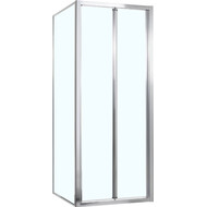 Душевое ограждение Azario Toronto AZ-NAA1432B 80х80 см, алюминий/прозрачное фото 