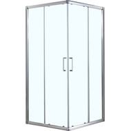 Душевое ограждение Azario Greenwood AZ-NNE1142 100х100 см, хром/прозрачное фото 