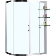 Душевое ограждение Azario Victoria AZ-NNQ2131-1-L 120х90 см (стекло 8 мм) хром/прозрачное фото 