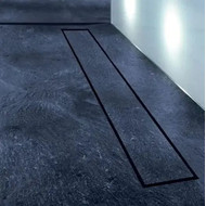 Трап Zeissler 70 см BAD557002BK, чёрный матовый (под плитку) фото 