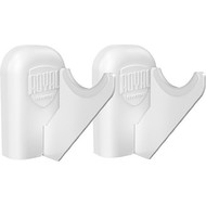 Комплект настенных регулируемых кронштейнов Royal Thermo Design 80 RTD80W, белый фото 