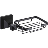 Мыльница Azario Altre AZ-96009B, цвет чёрный матовый фото 