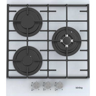 Газовая варочная поверхность Korting HGG 4825 CTW (белое стекло) фото 