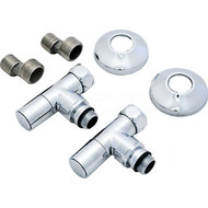 Вентиль запорный угловой Тругор 3/4"-1/2"(КР) (цена указана за пару) 00-00036570 фото 