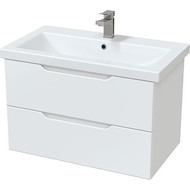 Тумба подвесная с раковиной Mirsant Soho Quadro 60 см (раковина Deep 60) фото 