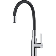 Смеситель для кухни Omoikiri Yatomi 2 Plus BN-BL 4994344, нержавеющая сталь/чёрный фото 