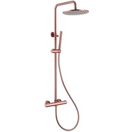Душевая стойка с термостатом Abber Kreis AF8160RG, розовое золото, Цвет производителя: розовое золото фото 