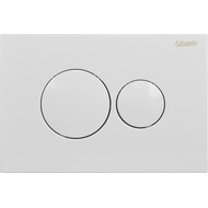 Кнопка смыва Loranto 7310, белый глянцевый фото 