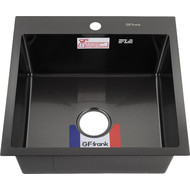 Кухонная мойка GFfrank 50502G 0.6 мм, графит фото 