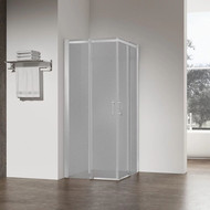 Душевое ограждение Veconi 110x90 см RV50CH-L-11090-02-C8, хром/матовое фото 